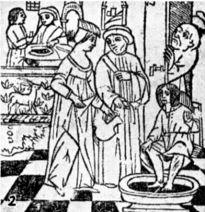 medieval footbath